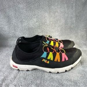 Fila Shoes Women’s Size 8‎  Slip On Black